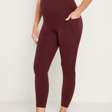 Women's Maternity Leggings with Pockets 25" Mysterious Grey