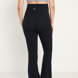 Women's Maternity Flare Leggings with Pockets 31" Black