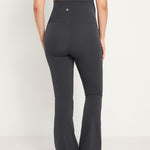 Women's Maternity Flare Leggings with Pockets 31" Black